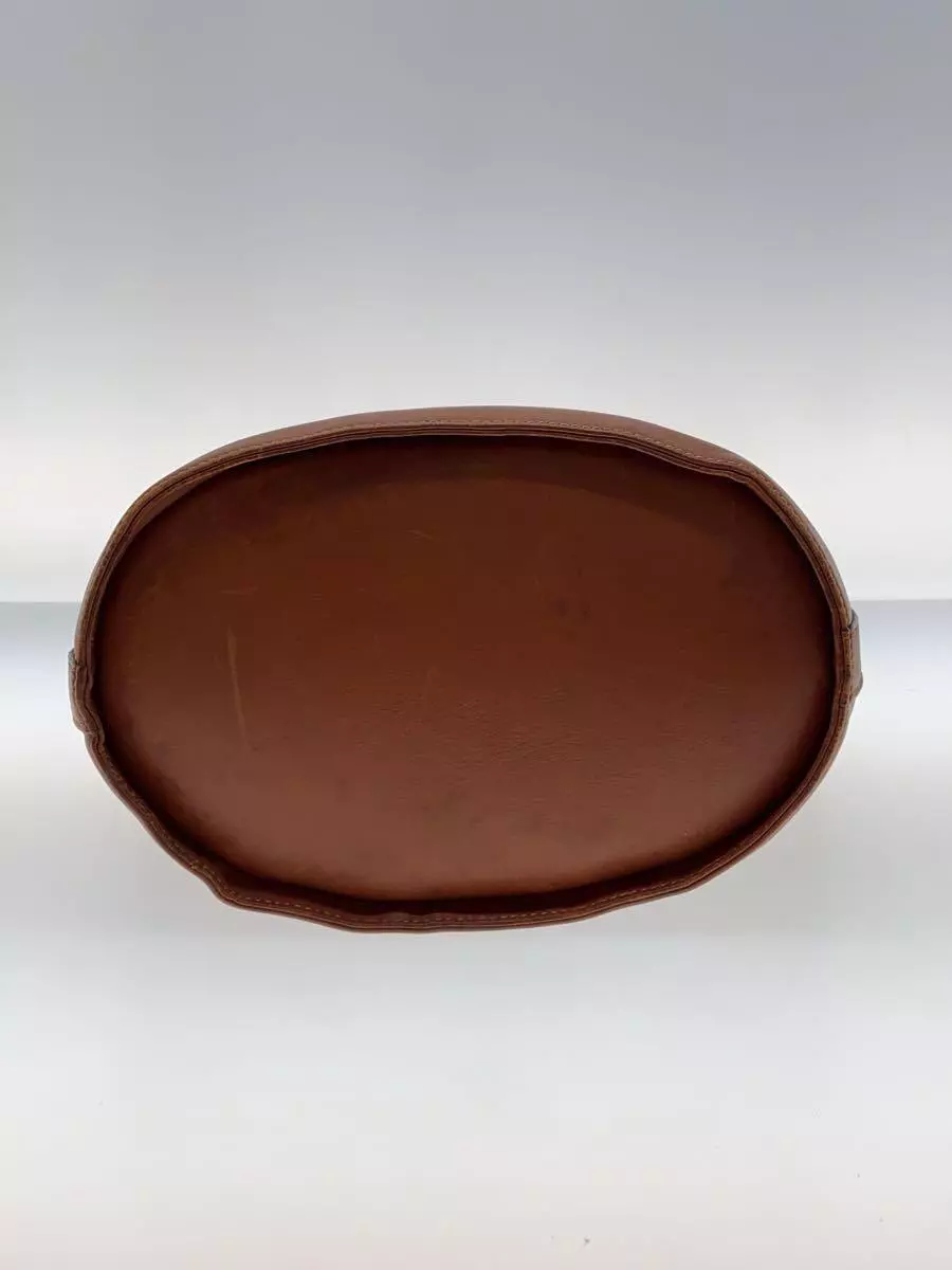 Gucci Chestnut Brown Leather Jackie Bucket Bag with Removable Strap