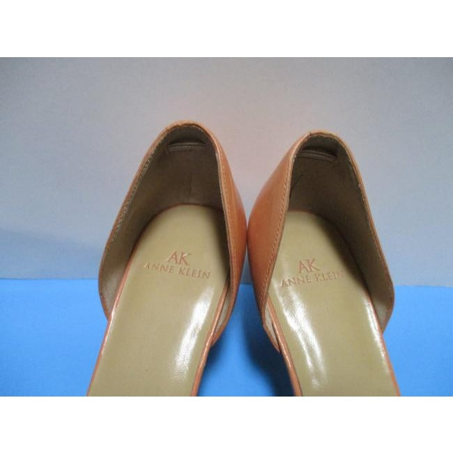 Ak Anne Klein Peach Tangerine Pointed Toe D Orsay Pumps Size Us
