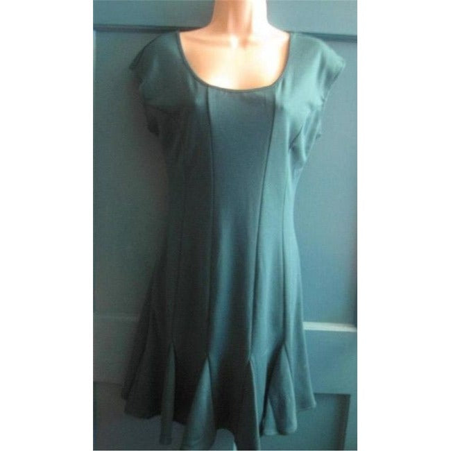 Catherine Malandrino Turquoise Blue In Rayon Blend Knee Length Dress