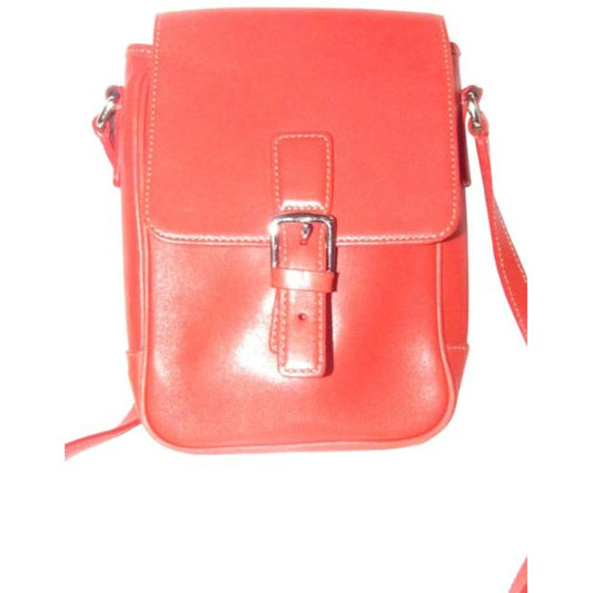 Coach Willis Vintage Two Way Satchelcross Bodyshoulder Purse Buttery Soft Red Colored Leather Satche