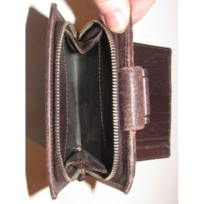 Gucci Brown Large G Logo Print Coated Canvas And Brown Leather With A Gold Abbey D Ring Accent Vinta