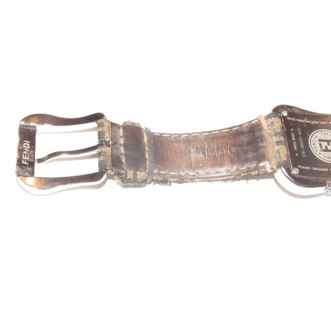 Fendi Stainless Steel Zucca Print B With Band Watch