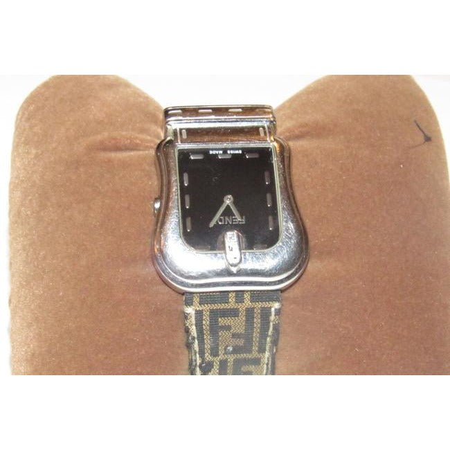 Fendi Stainless Steel Zucca Print B With Band Watch