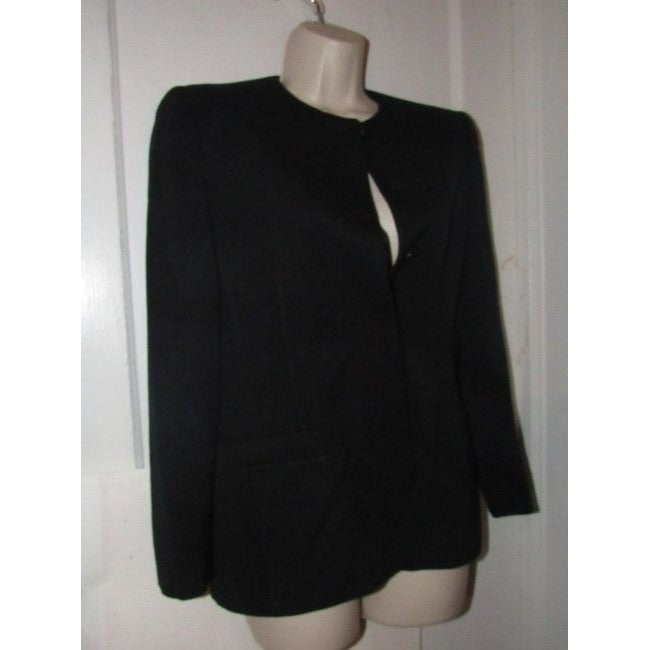Dior Navy Blue Wool Vintage Blazer