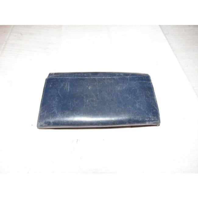 Gucci Navy Blue Leather Vintage Wallet