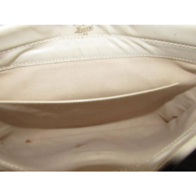 Gucci Envelope Top Stone Colored Leather Clutch