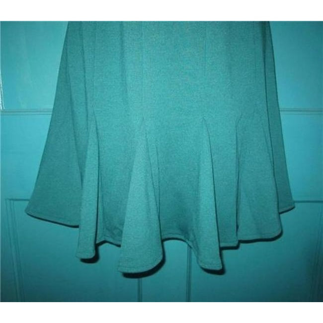 Catherine Malandrino Turquoise Blue In Rayon Blend Knee Length Dress