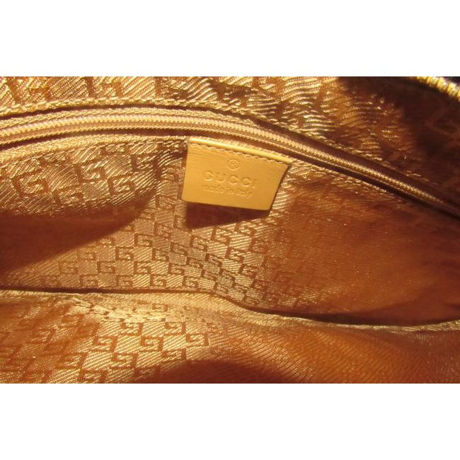 Gucci Vintage Pink Suede And Camel Leather Hobo Bag