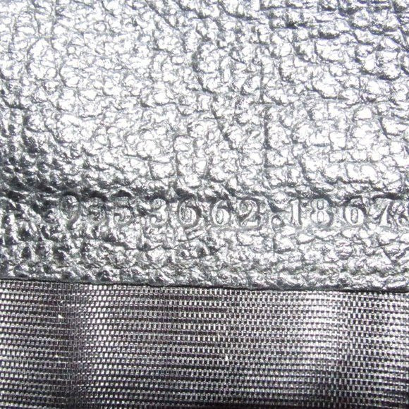 GUCCI Black Leather Suede w Bamboo Belt Loop Bag