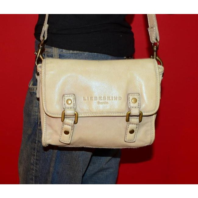 Liebeskind Pursesdesigner Purses Grey Supple Leather Messenger Bag