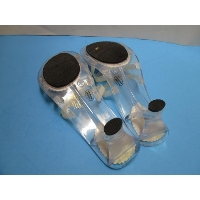 White Stag Jelly Clear Glitter Open Toe Sandals Mulesslides Size Us