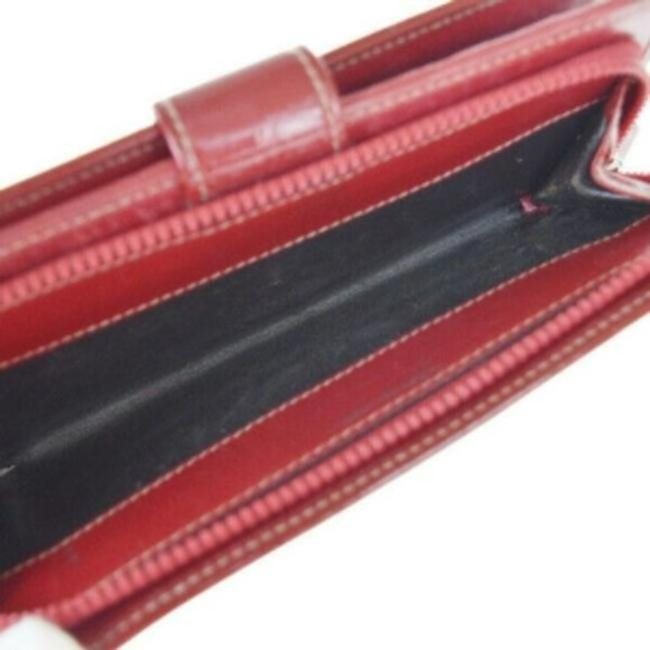 Gucci Red And Black Xl Tom Ford Checkbook Style Wallet