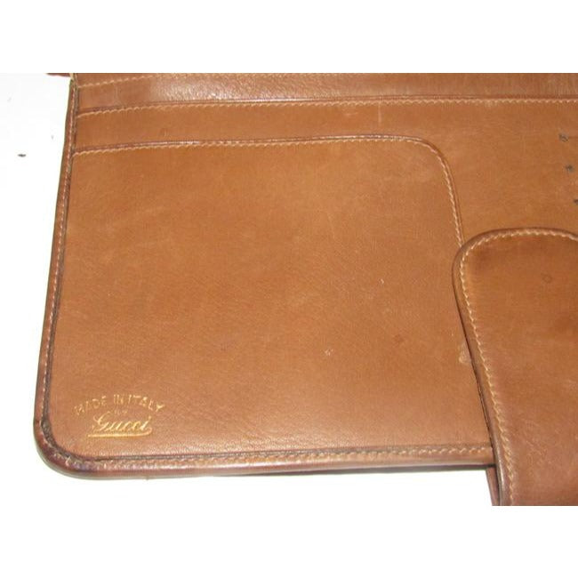 Gucci Black G Logo Brown Red Green Clutch Xl Bi Fold Wallet