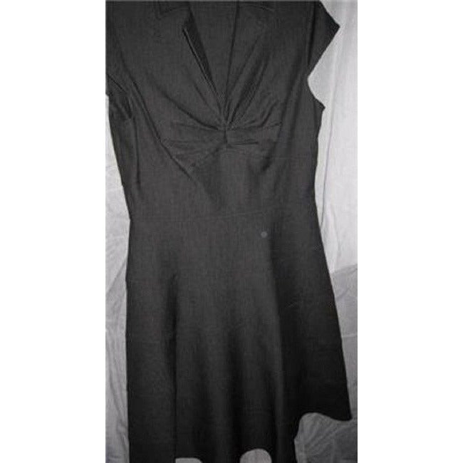 Calvin Klein Dark Rinse Denim With Stretch Knee Length Dress
