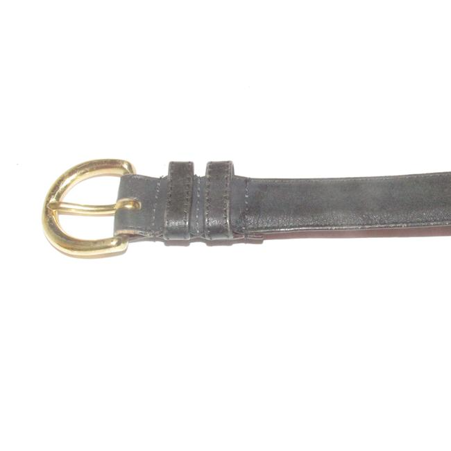 Coach Navy Leatherbrass Buckle Vintage Beltdesigner Belt