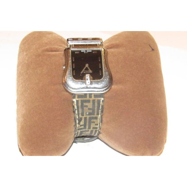 Fendi Stainless Steel Zucca Print B With Band Watch