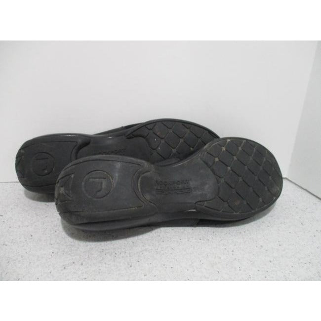 Rockport Black Suede Brushed Slip On Mulesslides Size Us