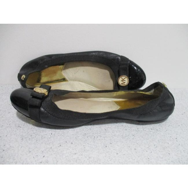 Michael Kors Black Patent Toe Ballet Flats Size Us