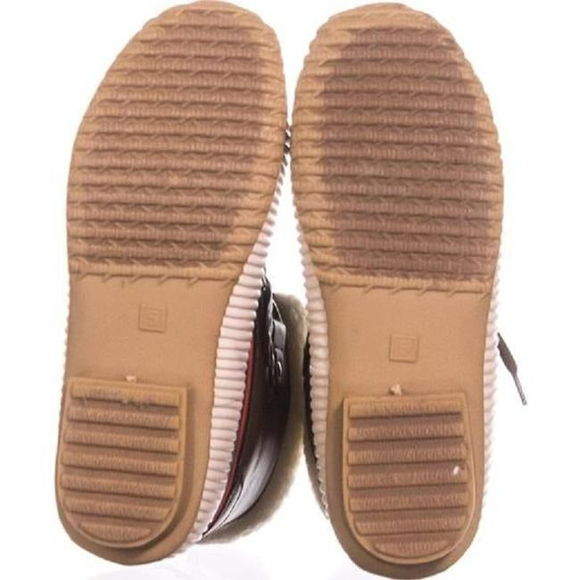 Tommy Hilfiger Brown Ebonie Water Resistant Fleece Lined Winter Bootsbooties Size Us