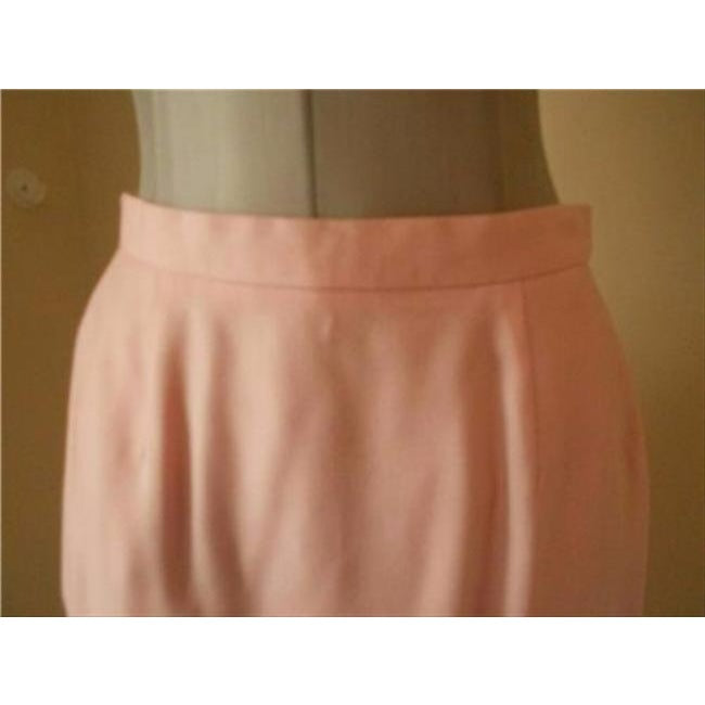Dior Pink Silk And Linen Blend Vintage Skirt