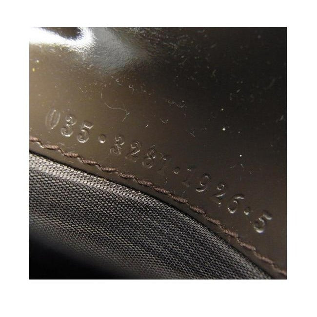 Gucci Brown Patent Leather Vintage Wallet