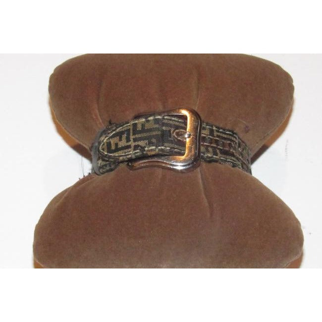 Fendi Stainless Steel Zucca Print B With Band Watch