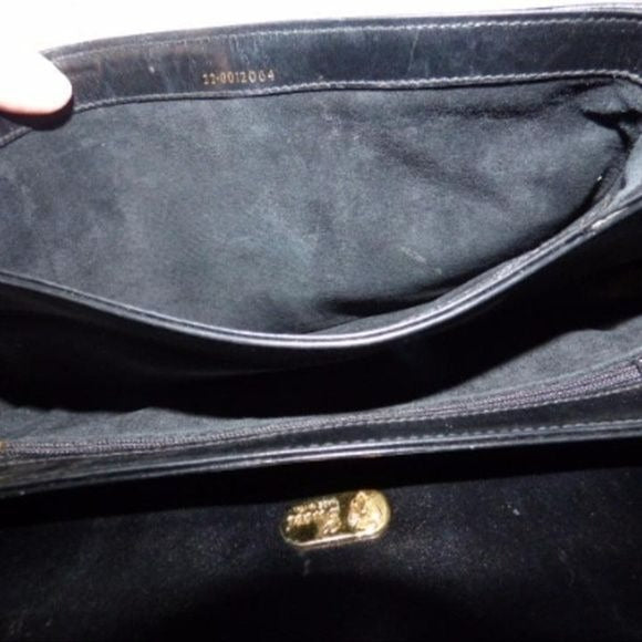 Vintage Gucci 1955 Horsebit black leather purse!