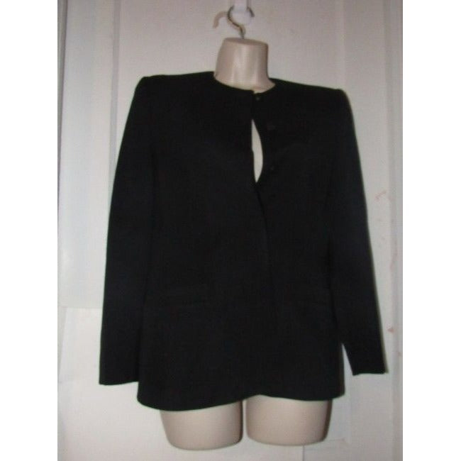 Dior Navy Blue Wool Vintage Blazer