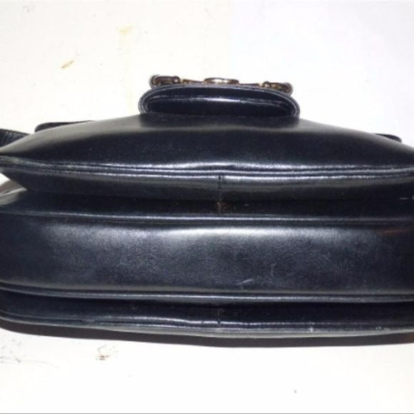 Vintage Gucci 1955 Horsebit black leather purse!