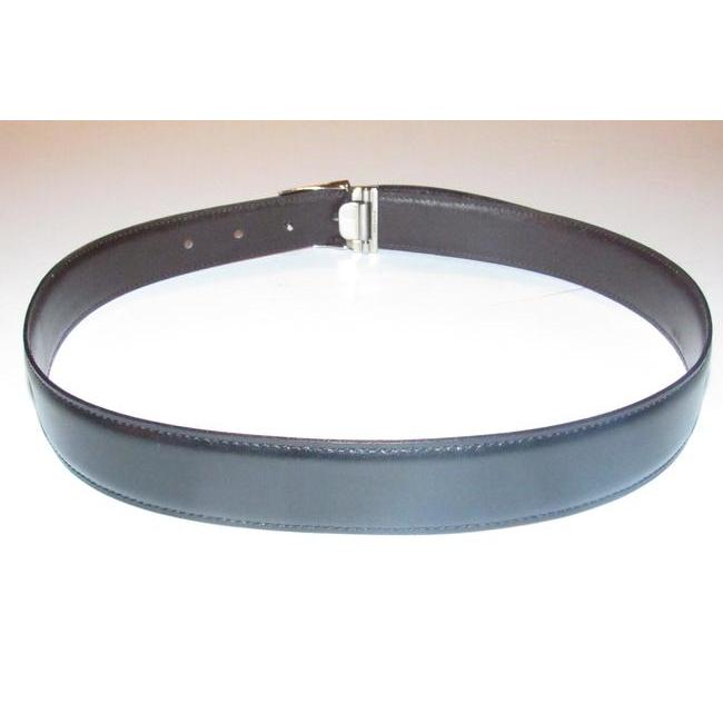 Fendi Blackbrownchrome Ff Buckle Leather And Belt