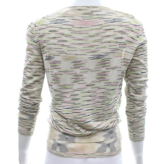 Missoni Pink Brown Gold Lime White Top Cardigan Twin Set