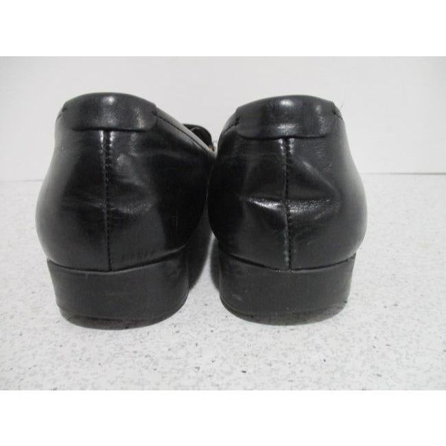 Ak Anne Klein Black Iflex Square Toe Loafer Slip On Flats Size Us