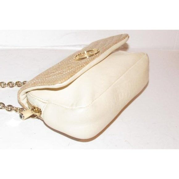 Henri Bendel Buttery Soft Ivory Leather Crossbody