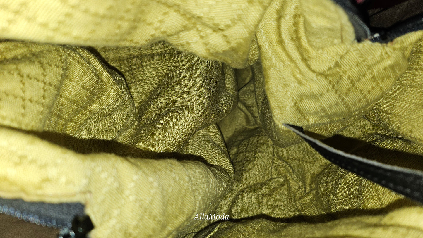 Gucci Runway 1970s Round Patchwork Suede/Leather Purse!