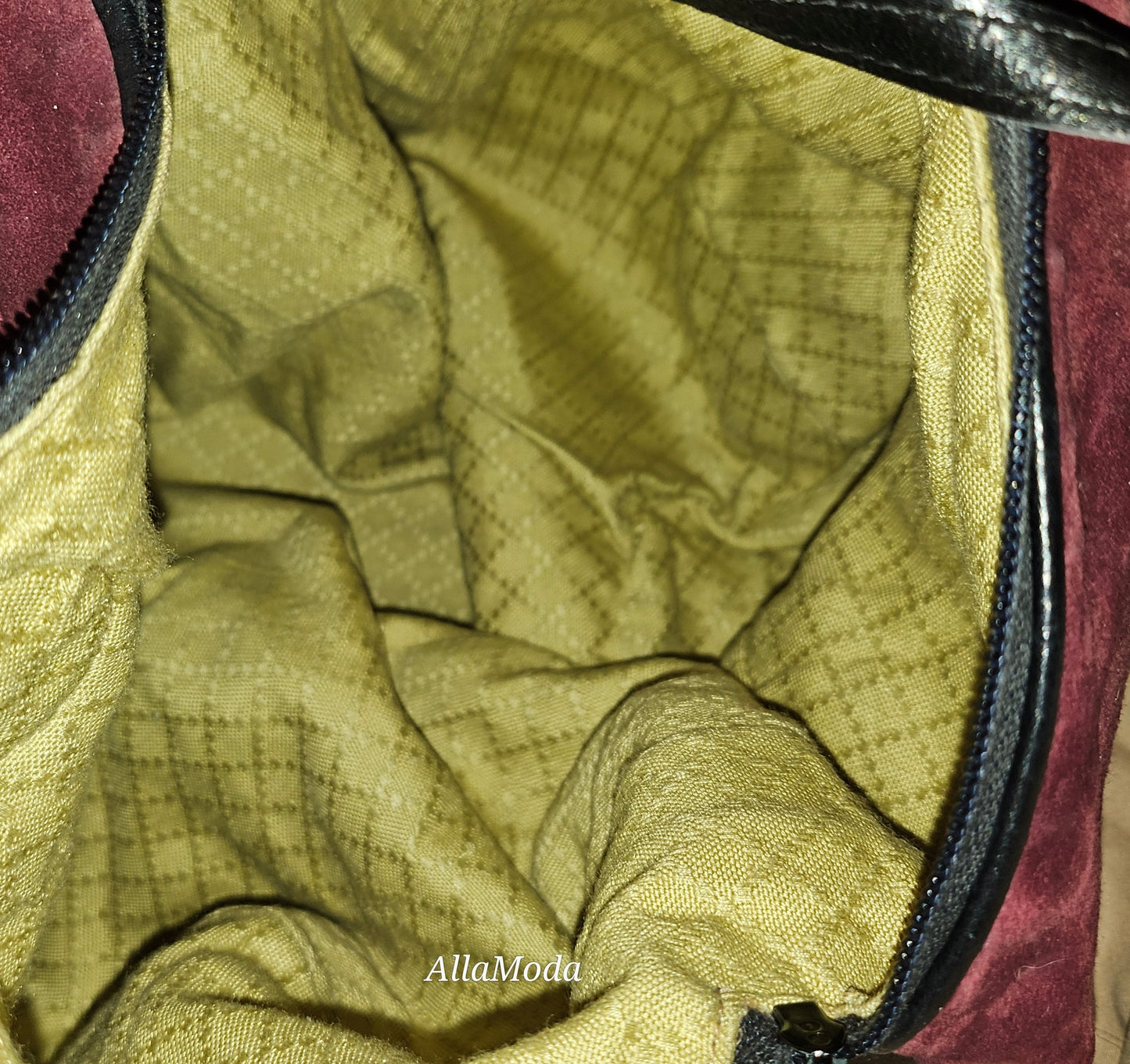 Gucci Runway 1970s Round Patchwork Suede/Leather Purse!