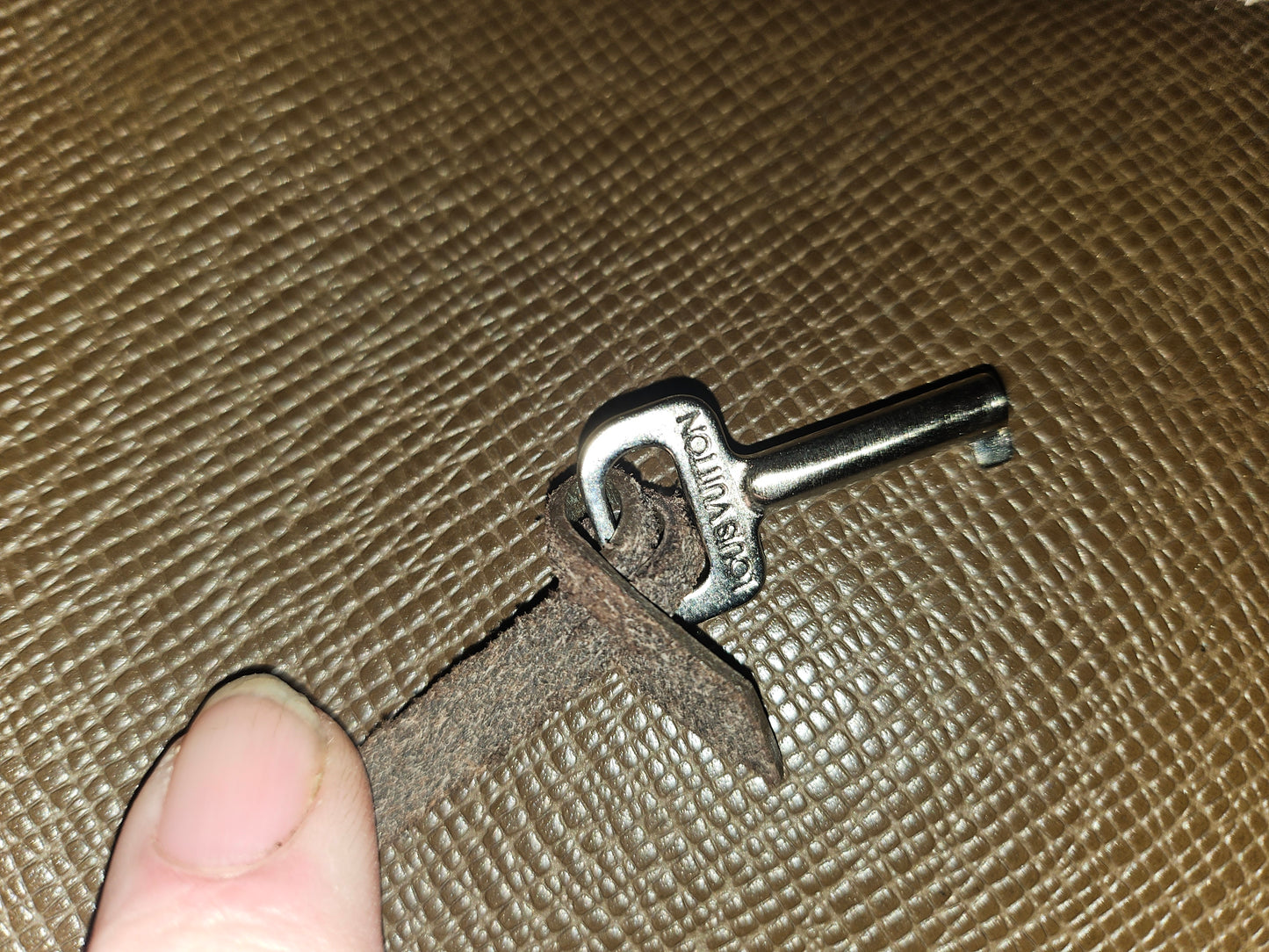 Louis Vuitton Brown Leather Multi Compartment Briefcase/Portfolio