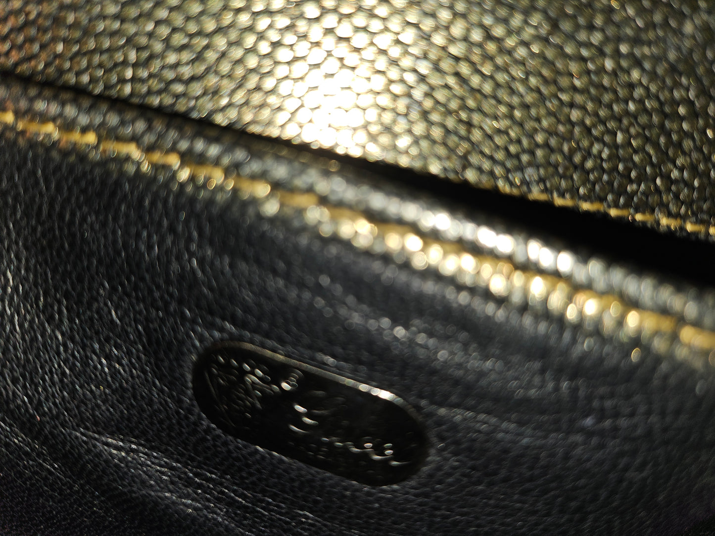 Gucci RARE mod silver shark skin leather clutch style purse with jeweled clasp!