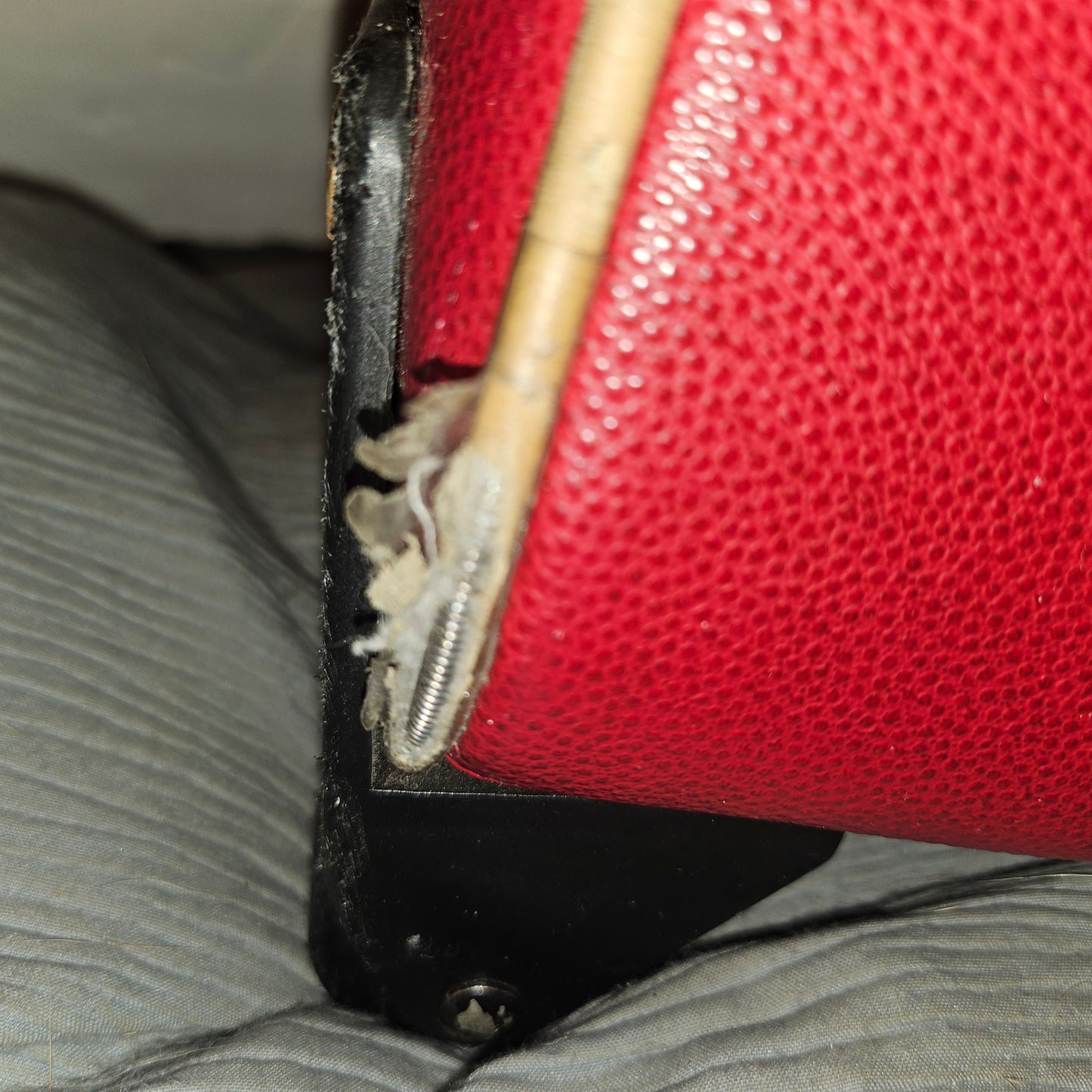 Gucci Tom Ford Red Leather Weekender Carry-on Roller bag