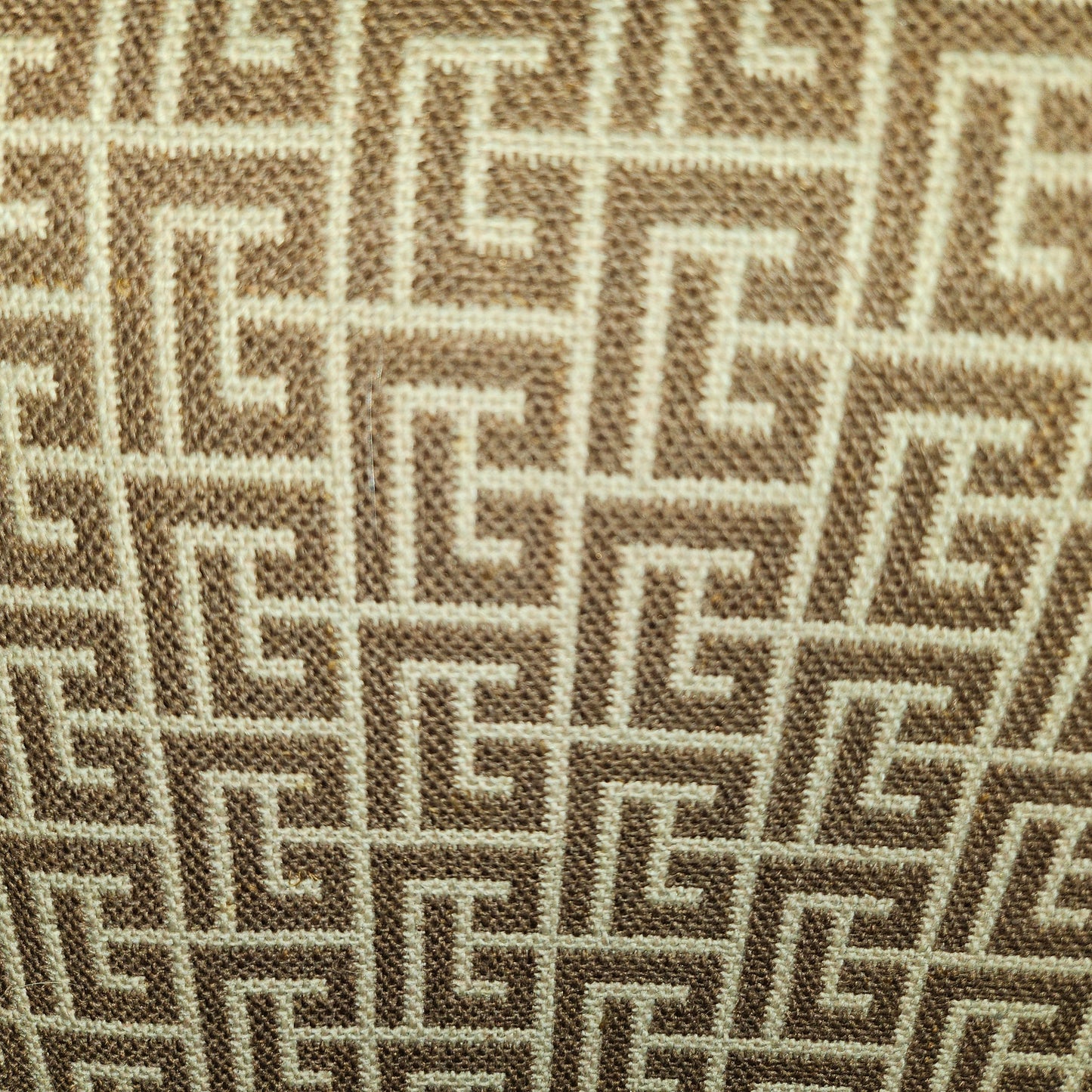 Balmain ivory subway print on brown leather 1960s train case in MINT condition!