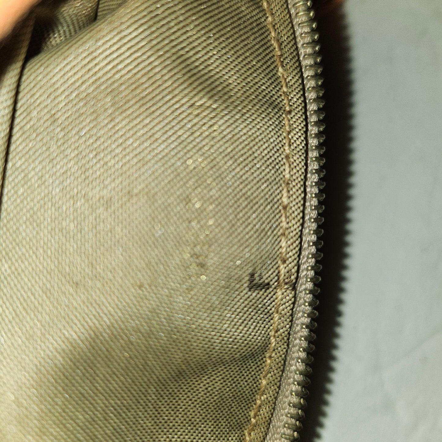 Fendi orange Zucchino print patent leather hobo shoulder style croissant baguette bag