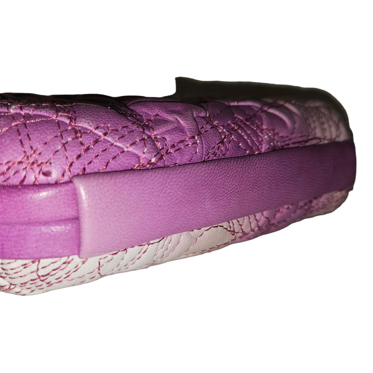 Bottega Veneta amazing purple ombre leather  Knot style clutch w  dust bag