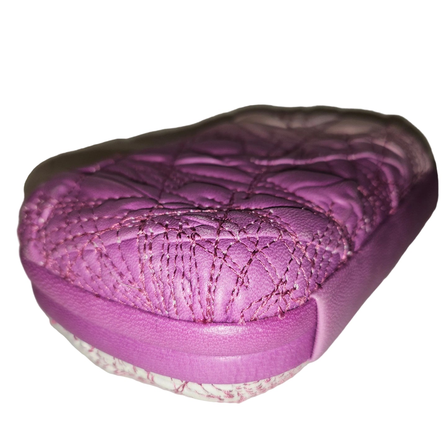 Bottega Veneta amazing purple ombre leather  Knot style clutch w  dust bag