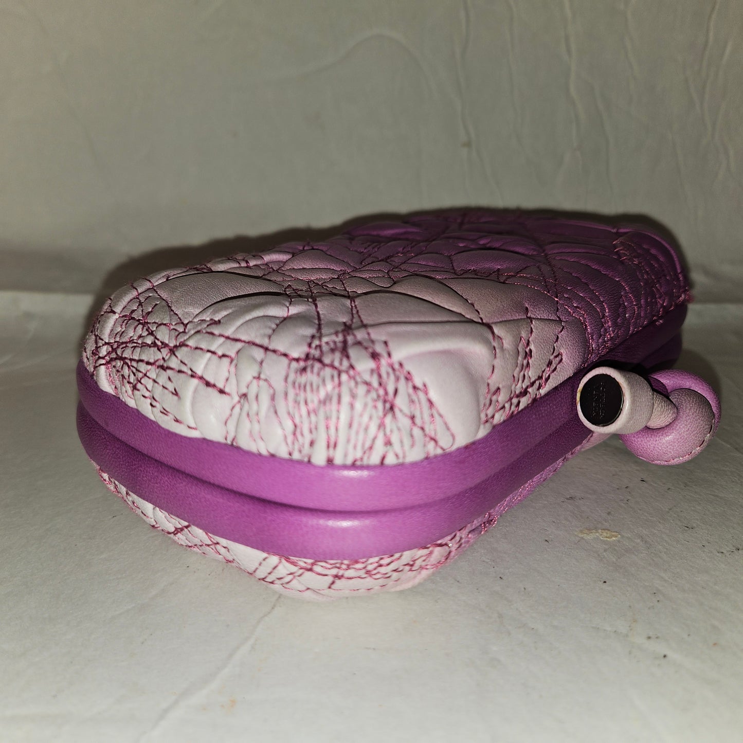 Bottega Veneta amazing purple ombre leather  Knot style clutch w  dust bag