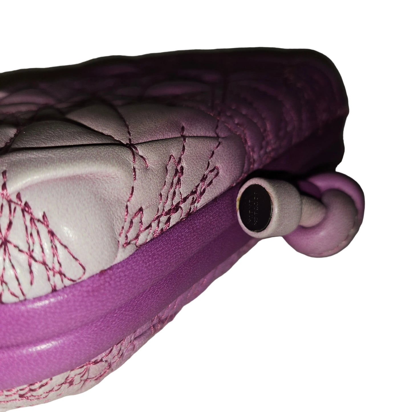 Bottega Veneta amazing purple ombre leather  Knot style clutch w  dust bag