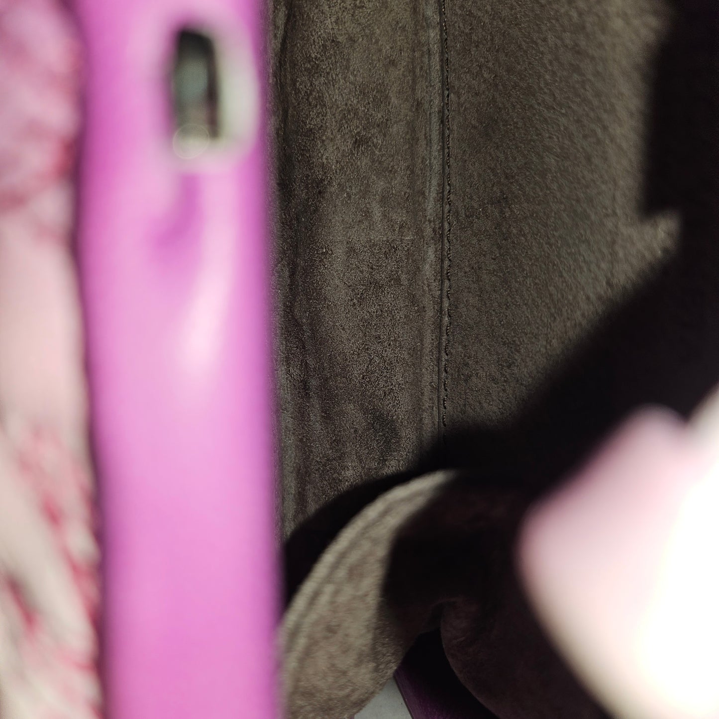 Bottega Veneta amazing purple ombre leather  Knot style clutch w  dust bag