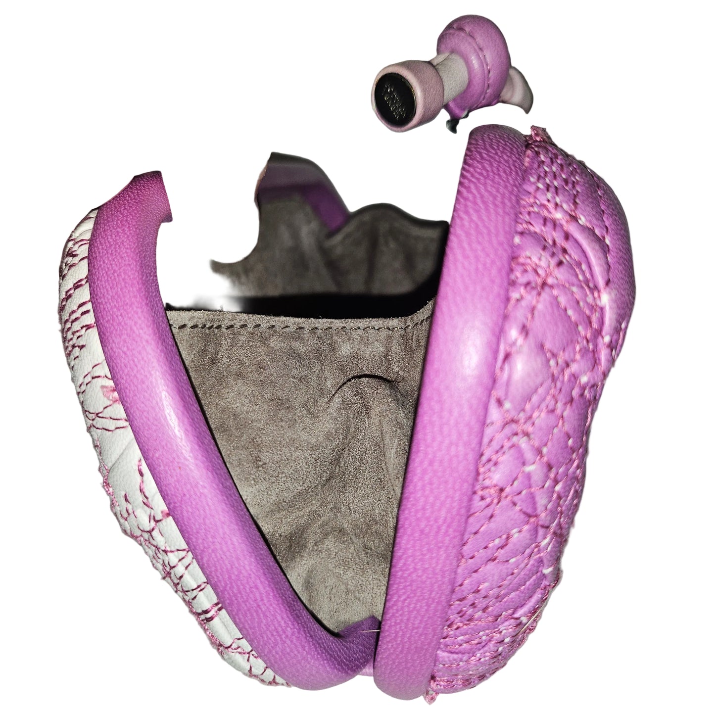 Bottega Veneta amazing purple ombre leather  Knot style clutch w  dust bag