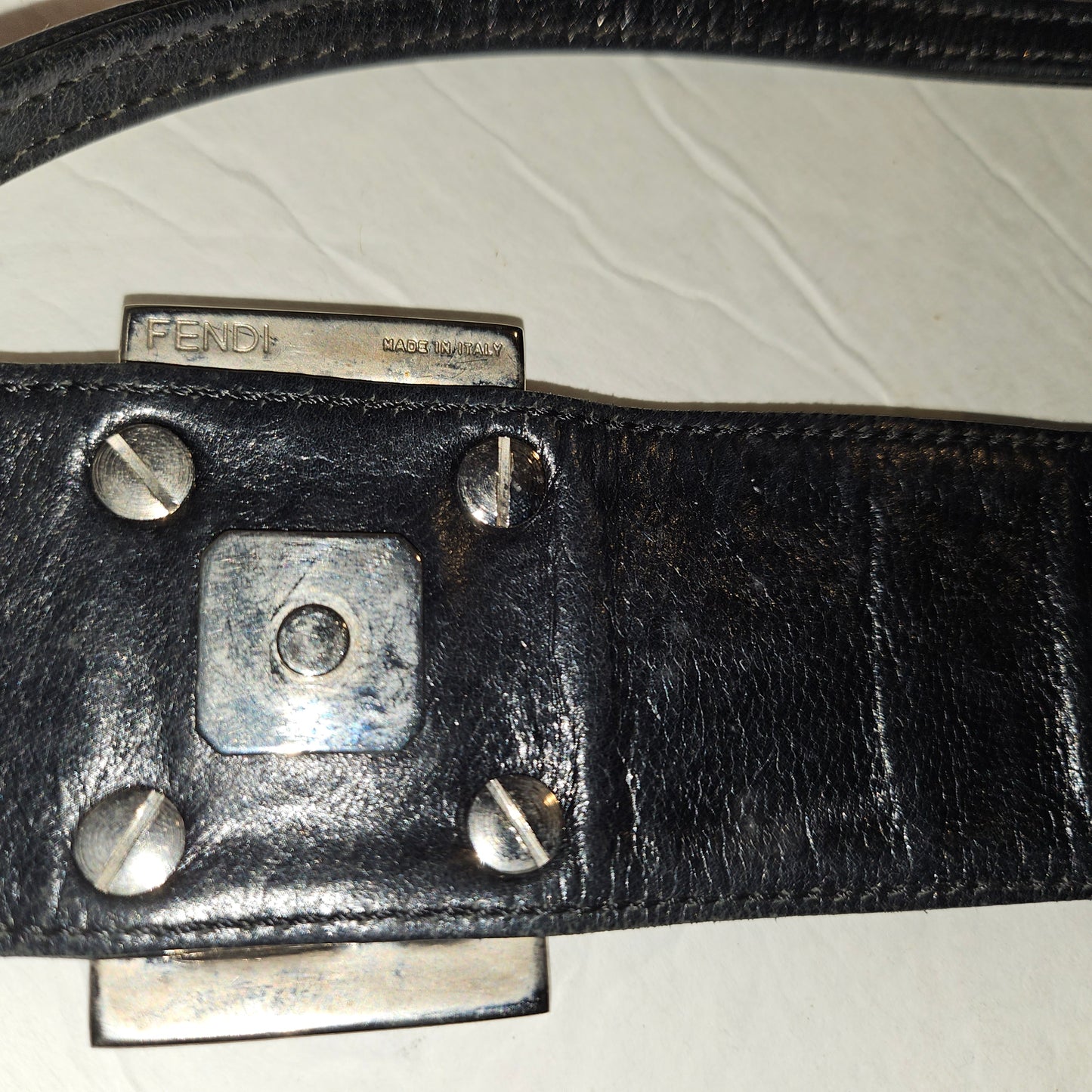 Fendi black nylon and black leather satchel style Limited Edition 'lunchbox' purse