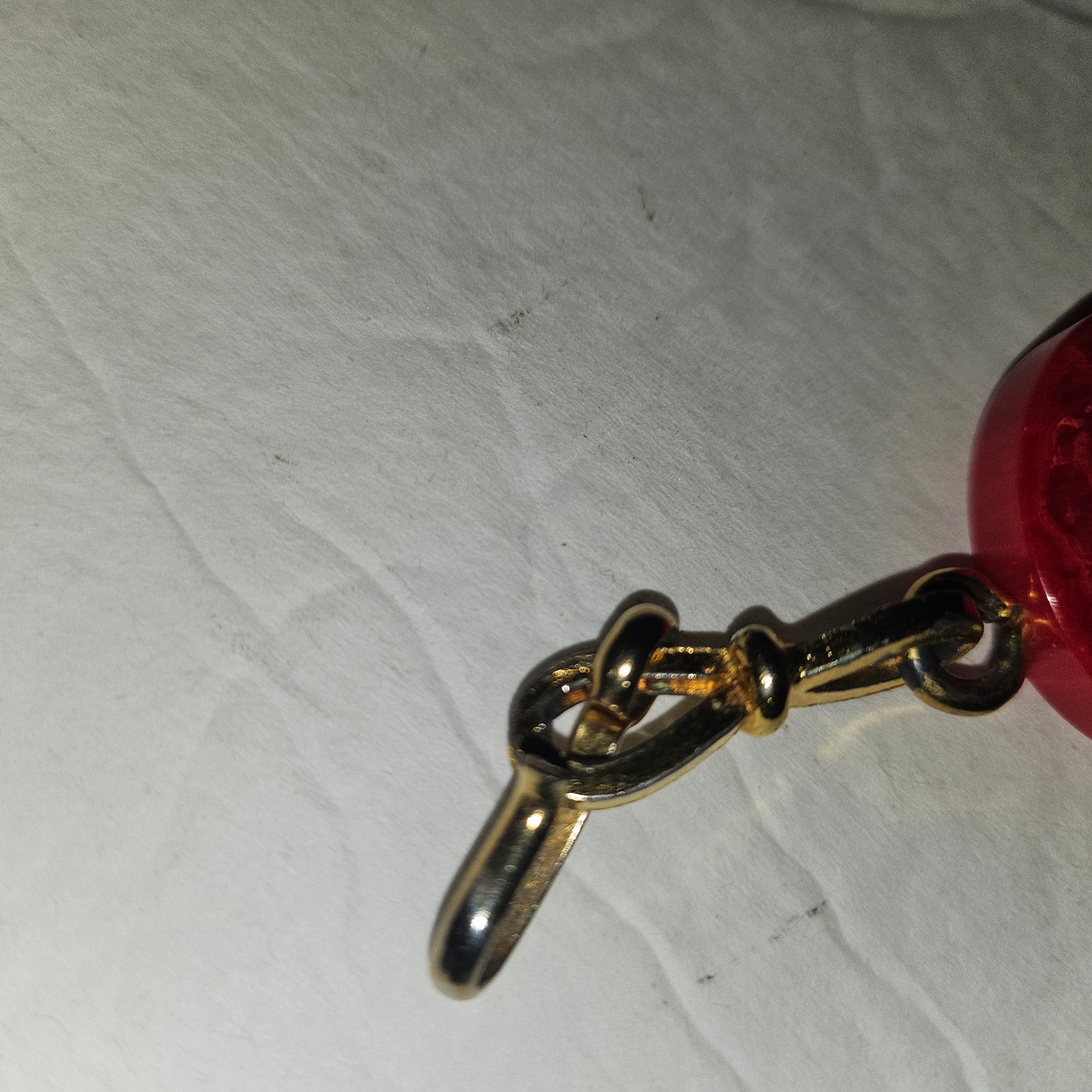 Dior early Bakelite disc chain belt in red, ivory, & blue