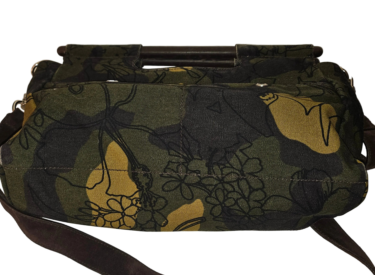 Miu Miu floral print canvas & suede two-way XL bag