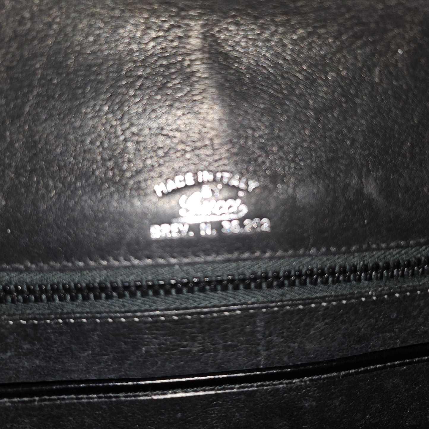 G. Gucci very early black suede boxy shoulder bag w sterling & enamel accents